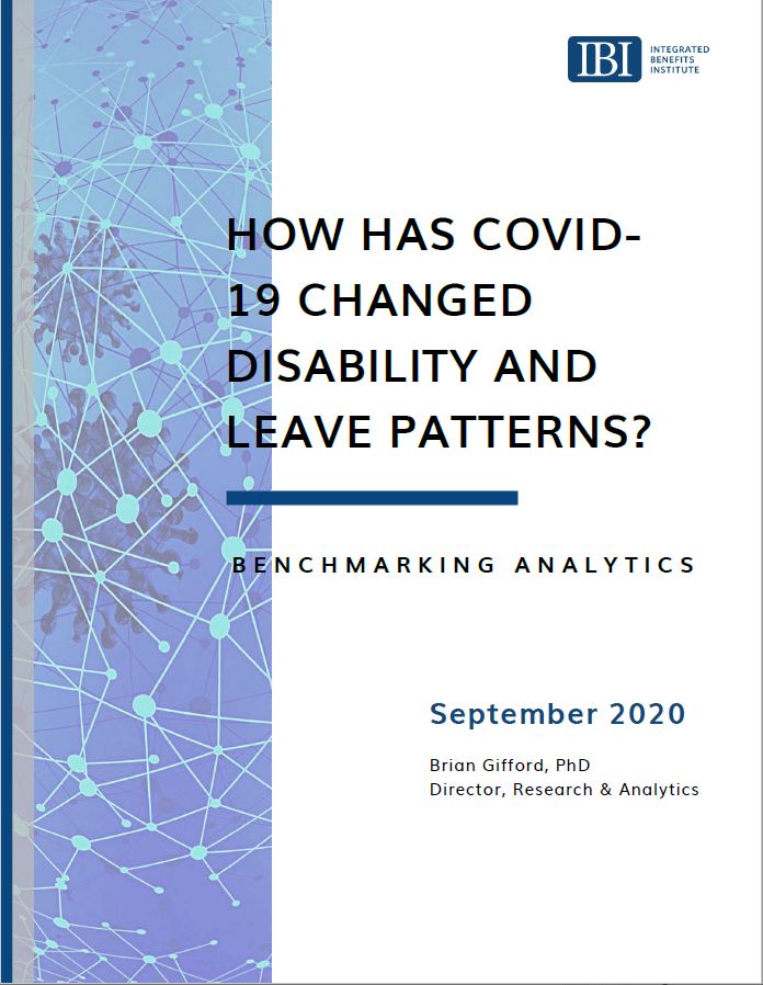 IBI Benchmarking Analytics: How has COVID-19 changed disability and leave patterns?