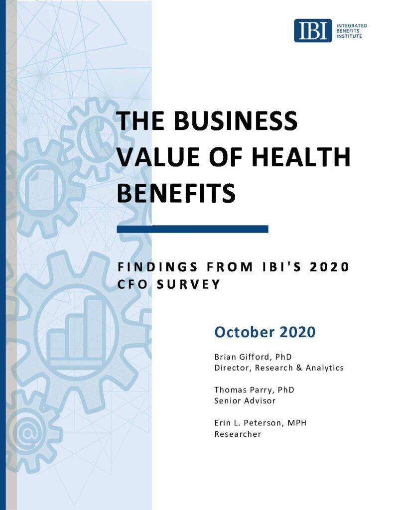 2020 CFO Research: The Business Value of Health Benefits