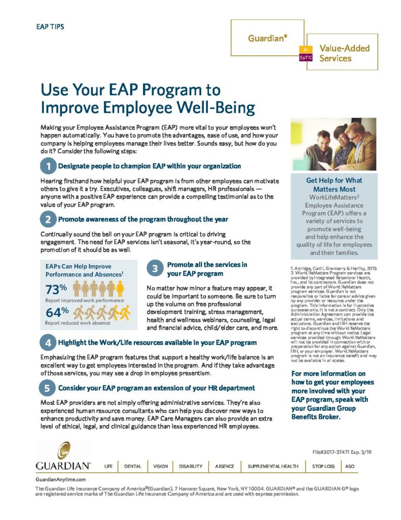 Employee Assistance Program (EAP) Tips March 2017